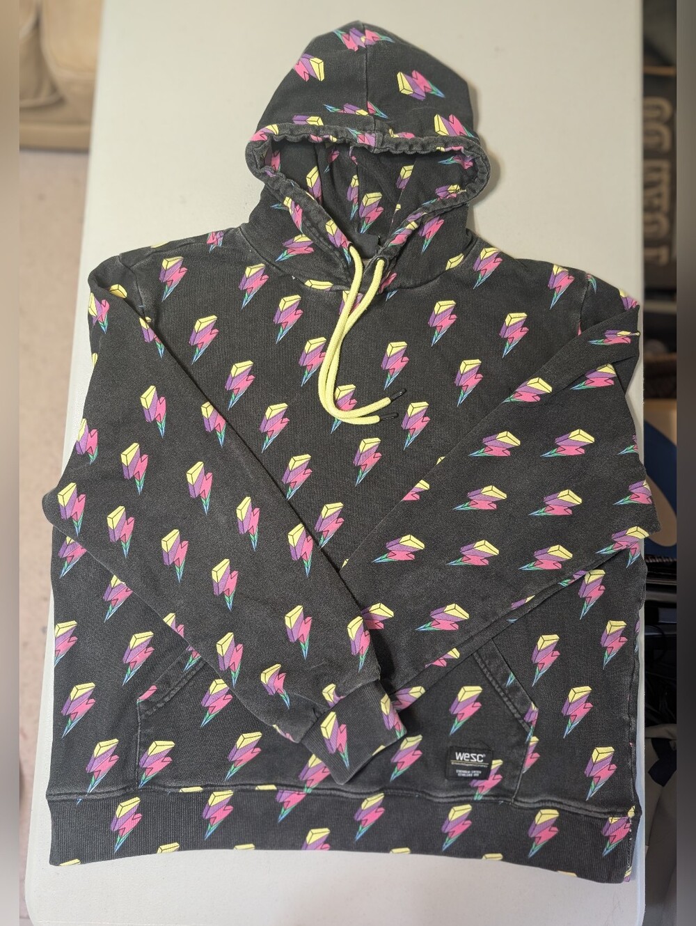 WESC XXL lightning bolt hoodie
